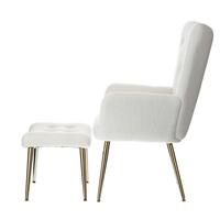 Fotoliu de relaxare cu taburet Gold Luxury