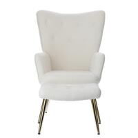 Fotoliu de relaxare cu taburet Gold Luxury