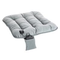 Pernă de scaun portabilă cu încălzire, gri