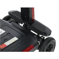 Scaun cu rotile pliabil COMPACT pentru seniori cu baterie litiu