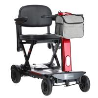 Scaun cu rotile pliabil COMPACT pentru seniori cu baterie litiu