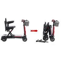 Scaun cu rotile pliabil COMPACT pentru seniori cu baterie litiu