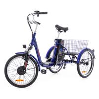 Tricicletă electrică  Tornado ZTECH, albastră