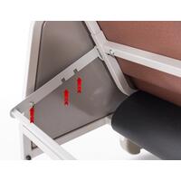 Scaun cardiac, maro cărămiziu