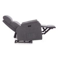 Fotoliu de relaxare COMFORT, material antracit