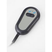 Fotoliu de masaj rabatabil COMFORT+, material textil antracit