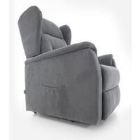 Fotoliu de masaj rabatabil COMFORT+, material textil antracit