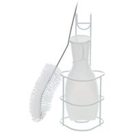 Sticlă de urină cu suport și perie