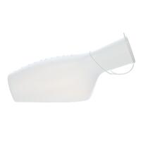 Sticlă de urină cu suport și perie