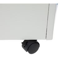 Noptieră MEDIK din plastic, albastră - LATERAL JOS CRĂPAT