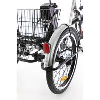 Tricicletă electrică Tornado ZTECH, argintie