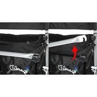 Scaun cu rotile reglabil - ARTICOL EXPUS, SUPORTUL DE PICIOARE SI SPĂTAR MURDARE