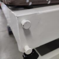 Pat electric rabatabil cu saltea Multibed - ZGÂRIETURI, ROȚI ȘI SALTEA UȘOR MURDARE