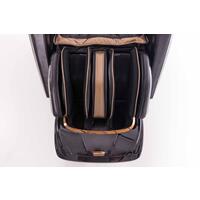 Fotoliu electric de masaj LUX 4D MASSAGER, negru/auriu - PIESĂ EXPUSĂ, ZGÂRIETURI UȘOARE