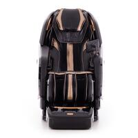 Fotoliu electric de masaj LUX 4D MASSAGER, negru/auriu - PIESĂ EXPUSĂ, ZGÂRIETURI UȘOARE