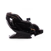 Fotoliu electric de masaj LUX 4D MASSAGER, negru/auriu - PIESĂ EXPUSĂ, ZGÂRIETURI UȘOARE