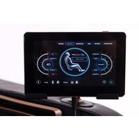 Fotoliu electric de masaj LUX 4D MASSAGER, negru/auriu - PIESĂ EXPUSĂ, ZGÂRIETURI UȘOARE