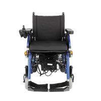 Scaun cu rotile electric cu lumini, 46 cm - PORDUS EXPUS ÎN SHOWROOM, ANVELOPE/TREPTE MURDARE