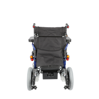 Scaun cu rotile electric cu lumini, 46 cm - PORDUS EXPUS ÎN SHOWROOM, ANVELOPE/TREPTE MURDARE