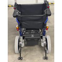 Scaun cu rotile electric cu lumini, 46 cm - PORDUS EXPUS ÎN SHOWROOM, ANVELOPE/TREPTE MURDARE