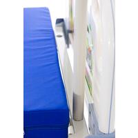 Pat mecanic de poziționare pentru copii cu saltea UNIZDRAV