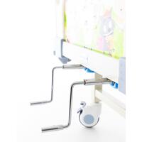 Pat mecanic de poziționare pentru copii cu saltea UNIZDRAV