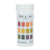 Benzi indicatoare pentru pH 1 – 14, 100 buc.