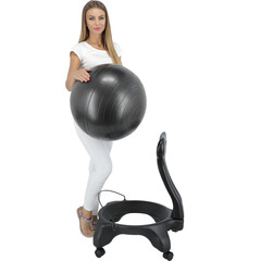 Scaun cu minge aerobic