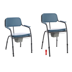 Scaun de toaletă cu un șezut mai lat