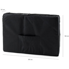 Pat de masaj din lemn, albastru