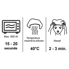 Cască cu șampon pentru spălarea părului fără apă, 1 bucată