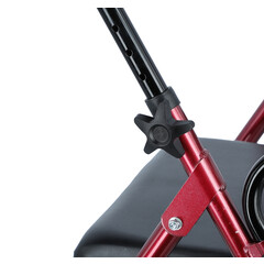 Rolator mobil ușor UNIZDRAV, vișiniu