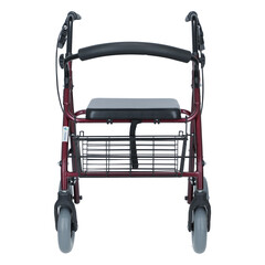 Rolator mobil ușor UNIZDRAV, vișiniu