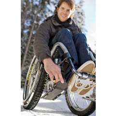 Mini schiuri pentru scaun cu rotile