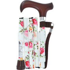 Baston pliabil cu curea Roses