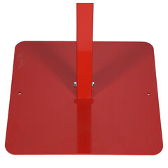 Stand roșu pentru dezinfectarea mâinilor cu dezinfectant DEZIMAX, 500 ml