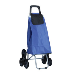 Geantă de cumpărături pe roți, albastră