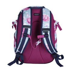 Ghiozdan ergonomic cu imprimeu floral