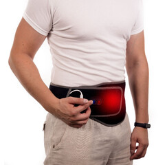 Centură de încălzire USB pentru partea lombară 2 în 1 - tehnologie grafen