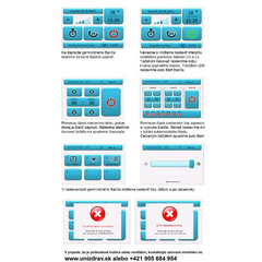 Lampă gernicidă UNIZDRAV, model închis, cu montare pe perete – varianta pe albă