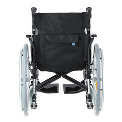 Scaun cu rotile ușor cu frâne pentru  însoțitor