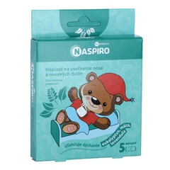 Plasturi pentru eliberarea căilor nazale și sinusale NASPIRO, 5 buc