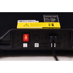 Fotoliu electric de masaj LUX 4D MASSAGER, negru/auriu