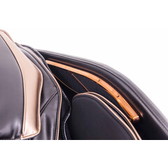 Fotoliu electric de masaj LUX 4D MASSAGER, negru/auriu