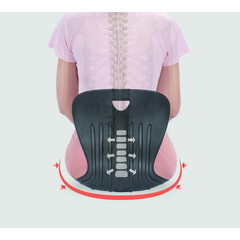 Suport ergonomic pentru o postură corectă a corpului Curble Chair Wider, negru