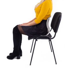 Suport ergonomic pentru o postură corectă a corpului Curble Chair Wider, negru
