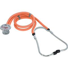 Stetoscop Jotarap Dual cu două tuburi, portocaliu