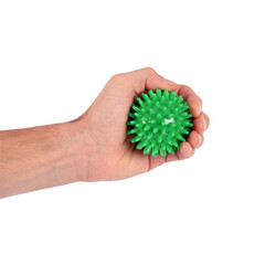 Mingi pentru masaj tip arici, roșu 9 cm