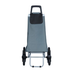 Cărucior de cumpărături pe roți, gri