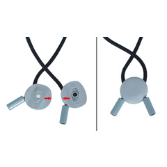 Pernă de călătorie ergonomică din spumă cu memorie